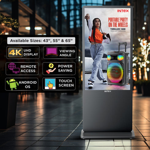 Intex 43 Inch Touch Screen Kiosk - INTDSV43T