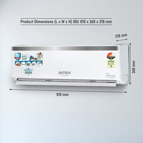 Intex SRAC123i 1 Ton 3-Star Inverter Split AC
