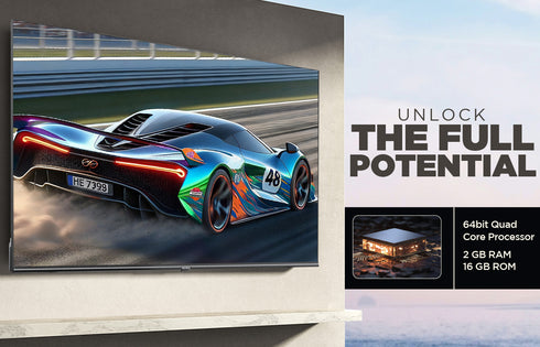 Intex 55" 4K Ultra HD Google TV | LED-SGQV5501 (1m 38cm)