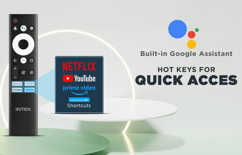 Intex 50" 4K Ultra HD Google TV | LED-SGUV5001 (1m 25cm)