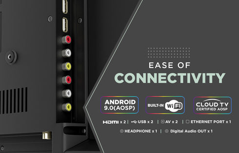 Intex 40" FHD Smart Android 9.0 LED TV | LED-SHV4041