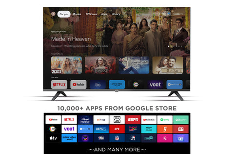 Intex 50" 4K Ultra HD Google TV | LED-SGUV5001 (1m 25cm)