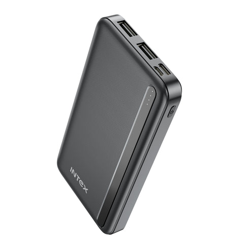 Intex Ultra 10000mAh Power Bank (Creamy White/ Coal Black)