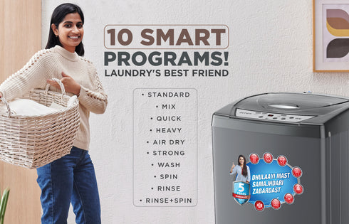 Intex 7.5 KG Fully Automatic Washing Machine - FA75BGPT