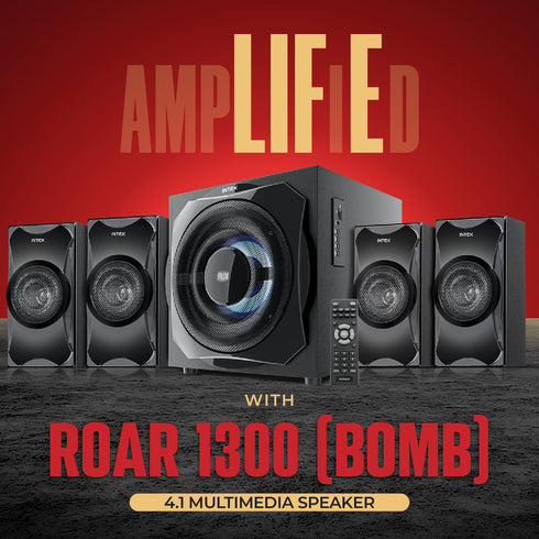 Intex Roar 1300 Multimedia Speaker System with Bluetooth