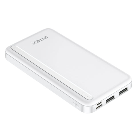 Intex Ultra 10000mAh Power Bank (Creamy White/ Coal Black)