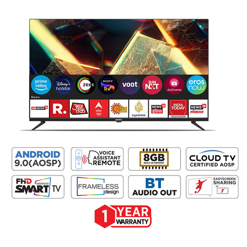Intex 43" inch Full HD Smart Android 9.0 LED TV | LED-SFF4322