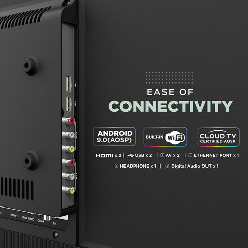 Intex 43" inch Full HD Smart Android 9.0 LED TV | LED-SFF4322