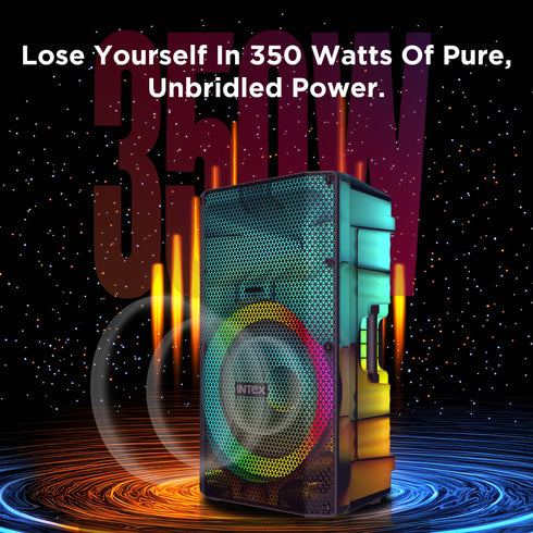 Intex Raag 3500 350W Party Speaker with RGB Lights
