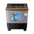 SA80DBFG | 8 KG Semi-Automatic Washing Machine (Black & Orange)