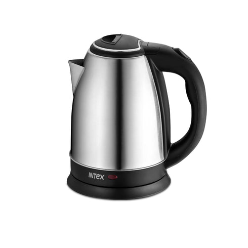 Intex Stainless Steel Electric Kettle – 1.5L / 1.8L, 1350W (Matte Finish)