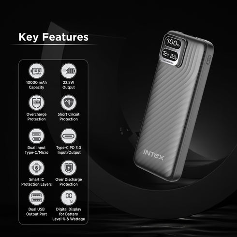 Intex Strong Storm 10K Poly Power Bank