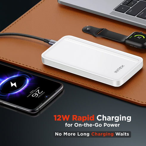 Intex Ultra 10000mAh Power Bank Creamy White