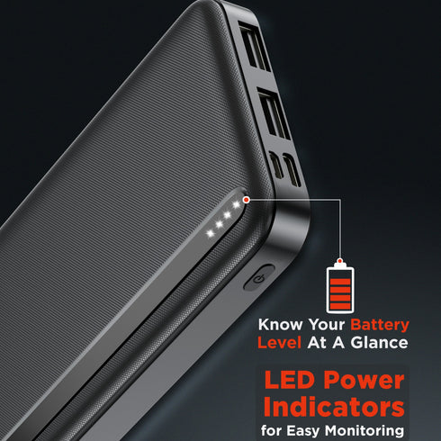 Intex Ultra 10000mAh Power Bank Coal Black