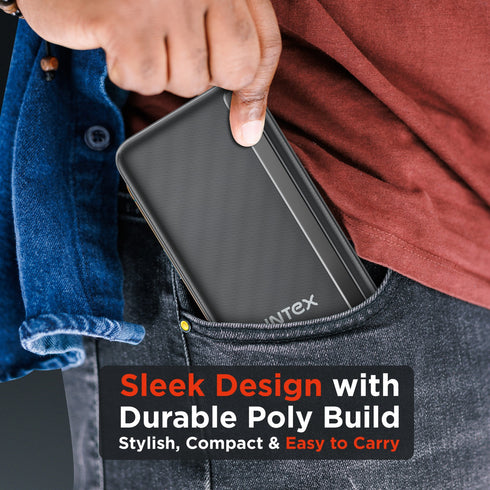 Intex Ultra 10000mAh Power Bank Coal Black