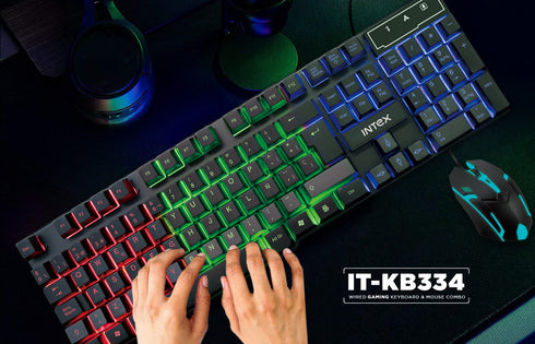 KB+MS Como (IT-KB334) Wired Gaming Keyboard