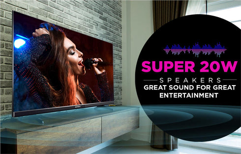 Intex 32" HD Smart Android 9.0 LED TV | LED-SHF3265 (80cm)