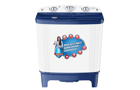 Intex 6.5 KG Semi-Automatic Washing Machine (Blue & White) - SA65BLPT