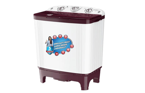Intex 6.5 KG Semi-Automatic Washing Machine (Red & White) - SA65RDPT