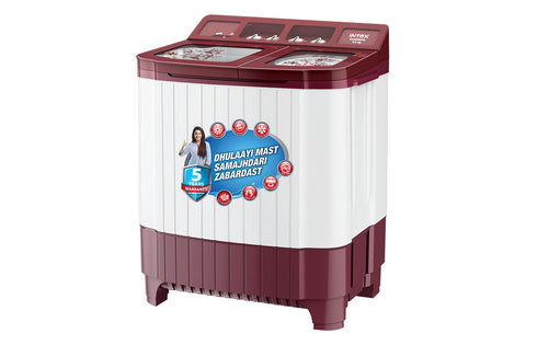 Intex 9 KG Semi-Automatic Washing Machine (Red & White) - SA90RDFG