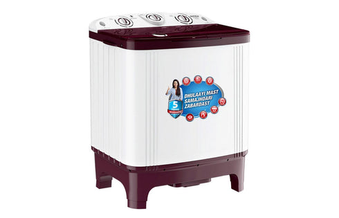 Intex 6.5 KG Semi-Automatic Washing Machine (Red & White) - SA65RDPT