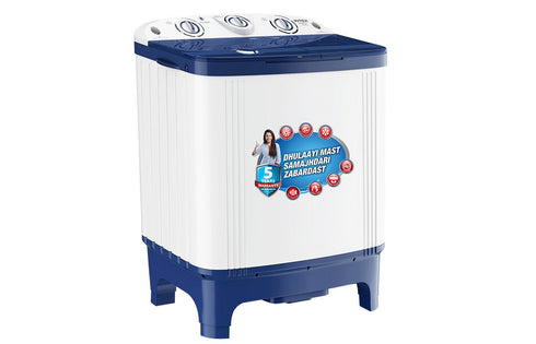 Intex 6.5 KG Semi-Automatic Washing Machine (Blue & White) - SA65BLPT