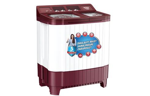 Intex 9 KG Semi-Automatic Washing Machine (Red & White) - SA90RDFG