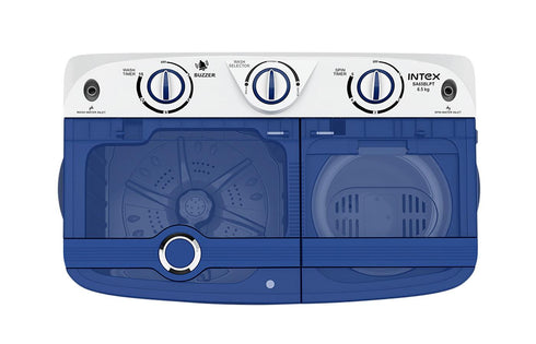 Intex 6.5 KG Semi-Automatic Washing Machine (Blue & White) - SA65BLPT