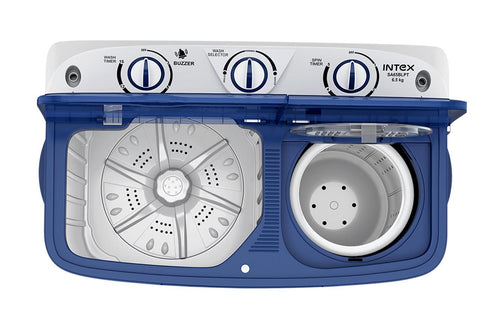 Intex 6.5 KG Semi-Automatic Washing Machine (Blue & White) - SA65BLPT
