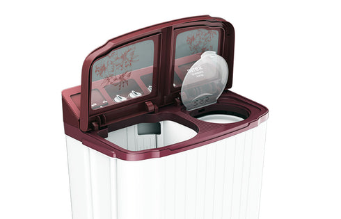 Intex 9 KG Semi-Automatic Washing Machine (Red & White) - SA90RDFG