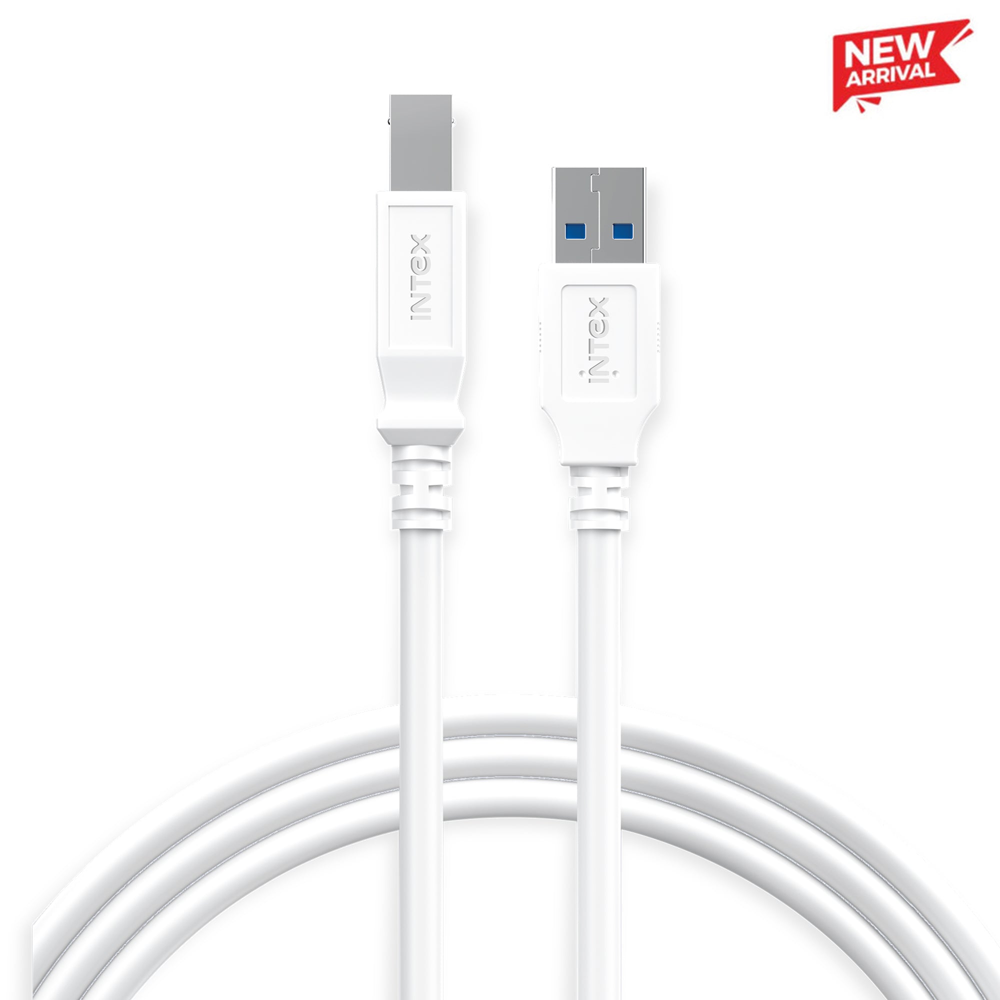Intex USB Type-A to USB Type-B Printer Cable | High-Speed Data Transfer ...