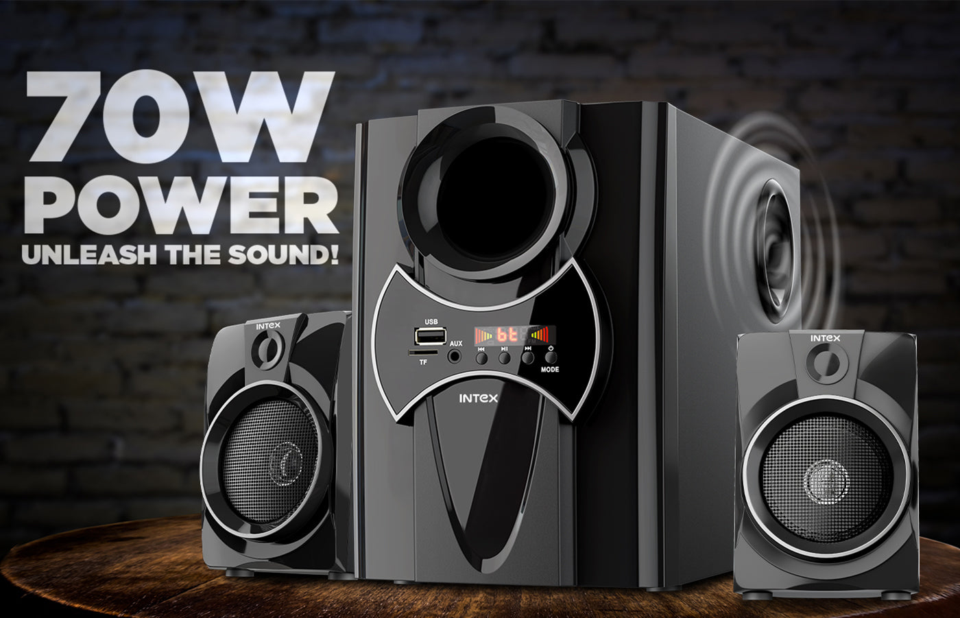 Fmub Multimedia Speaker Intex Home Theatre 2650 Intex IT-2650 Digi