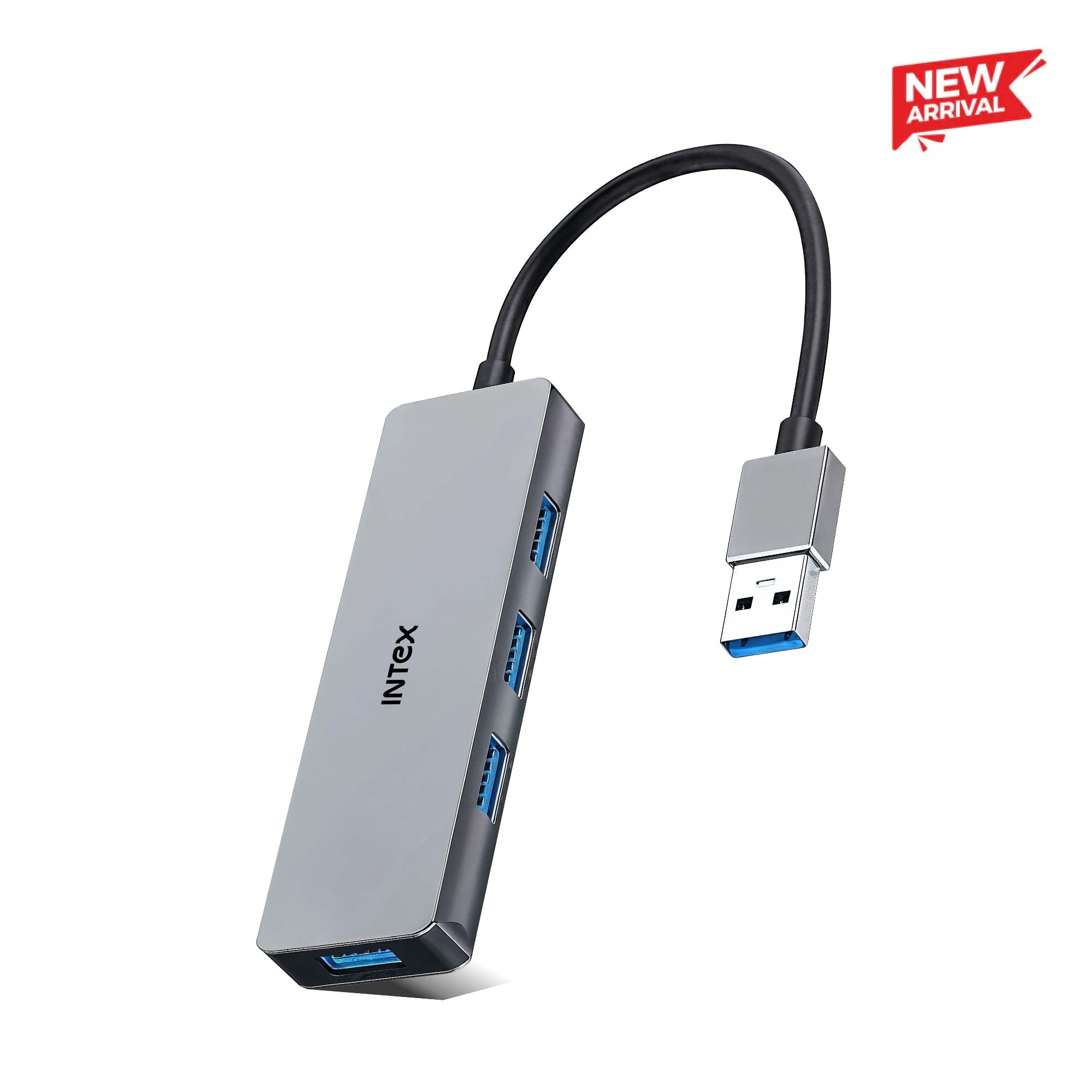 Intex 4-in-1 USB Hub 3.0 with High-Speed Data Transfer | 4 USB Ports ...