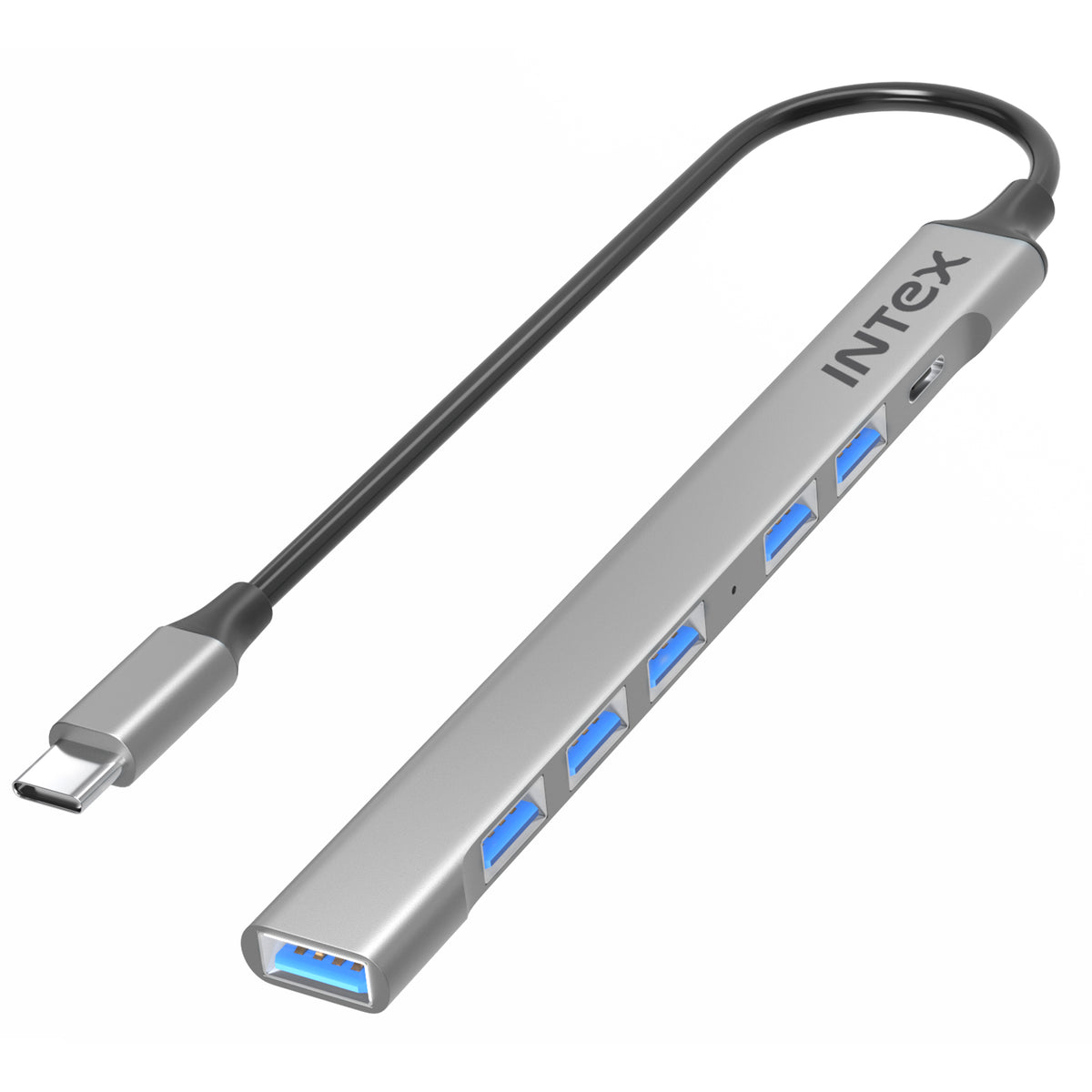 Intex USB Hub 7 Port (7-in-1 hub)| USB 3.0, Five USB 2.0 ports and one ...