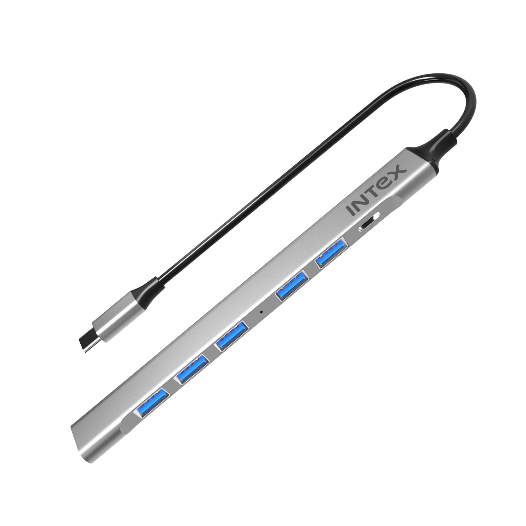 Intex USB Hub 7 Port (7-in-1 hub)| USB 3.0, Five USB 2.0 ports and one ...