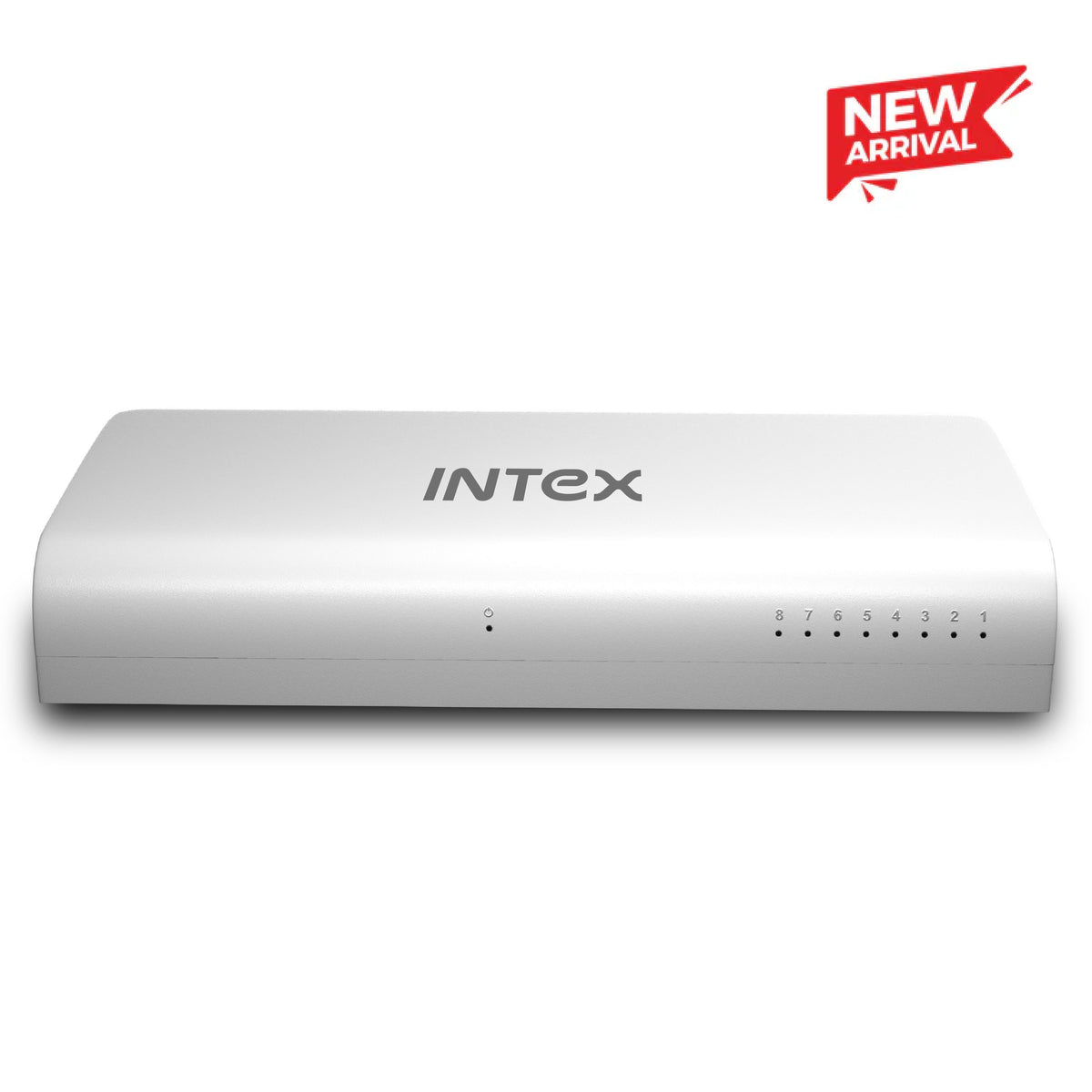 Intex 8-Port Ethernet Switch | 10/100 Mbps Fast Ethernet | 1.6 Gbps ...