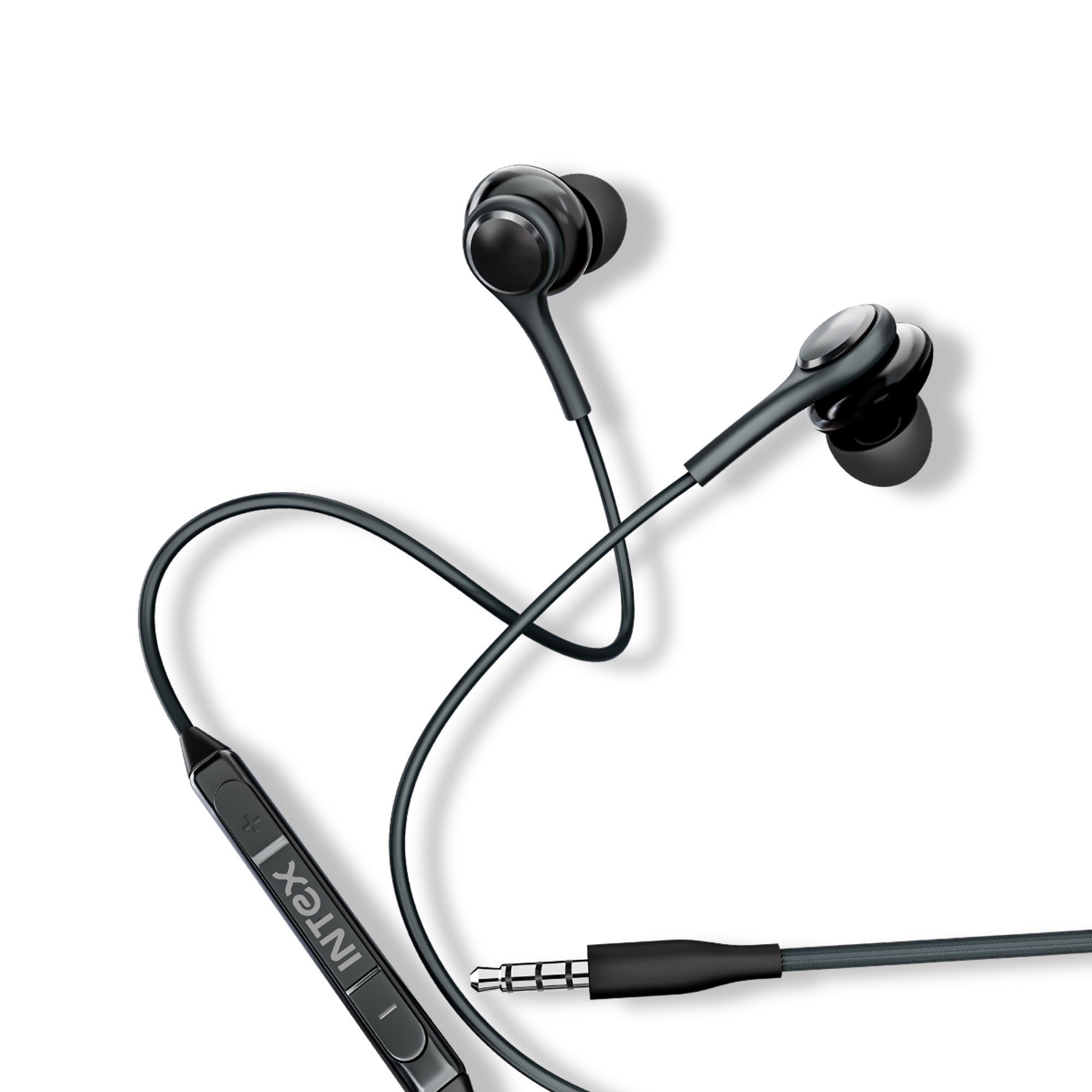 Intex Echo Wired In-Ear Earphones with Mic | Deep Bass Sound ...