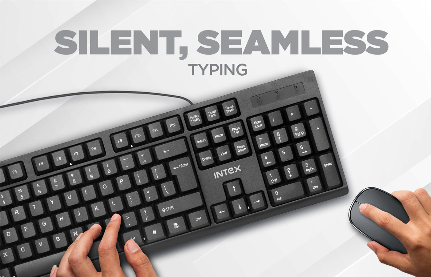 Fury (IT-KB335) Wired USB Keyboard – Intex Technologies