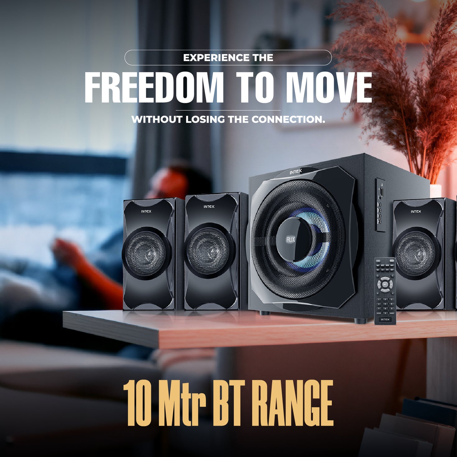 Intex Roar 1300 Multimedia Speaker System with Bluetooth – Intex ...