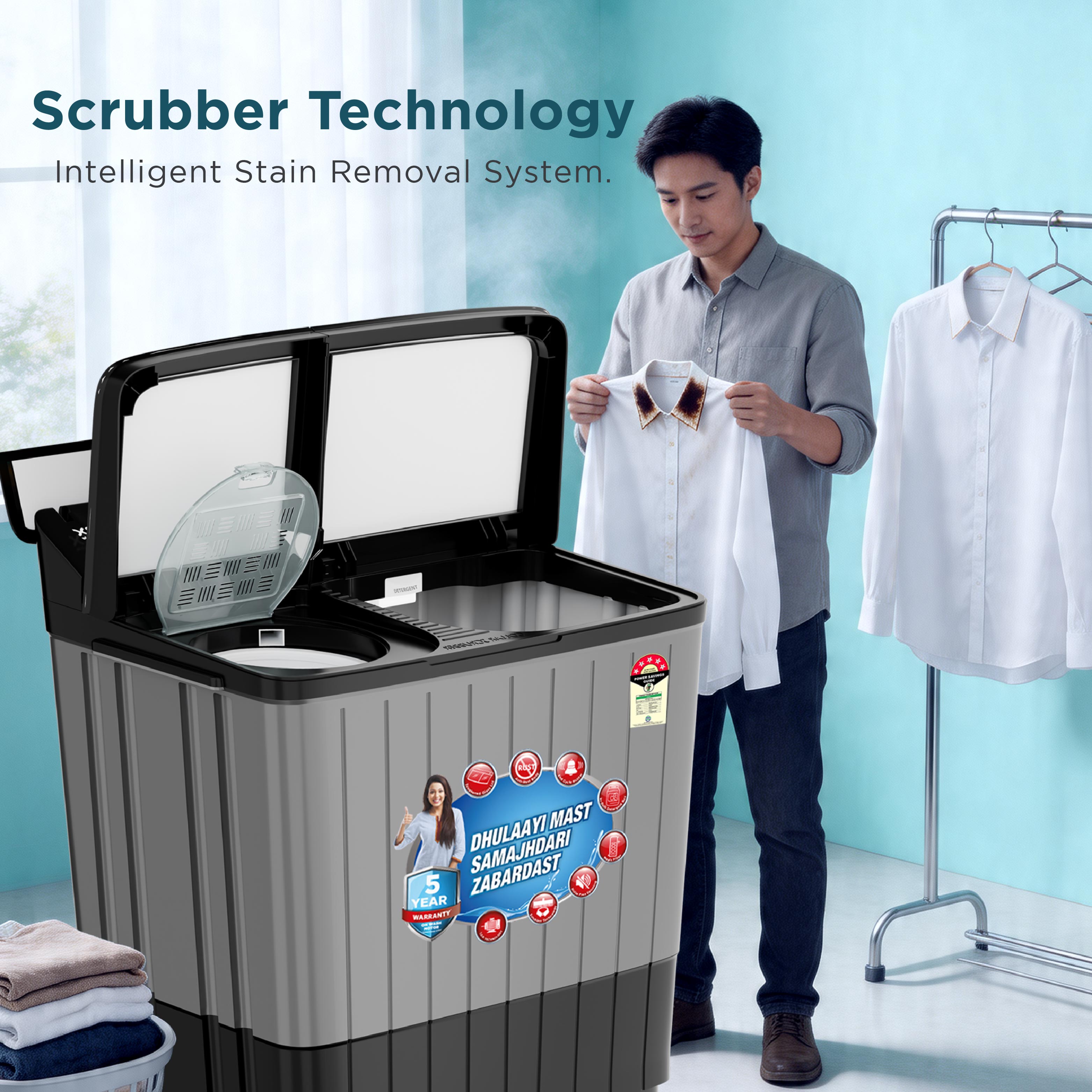 Intex Semi Automatic Washer Range