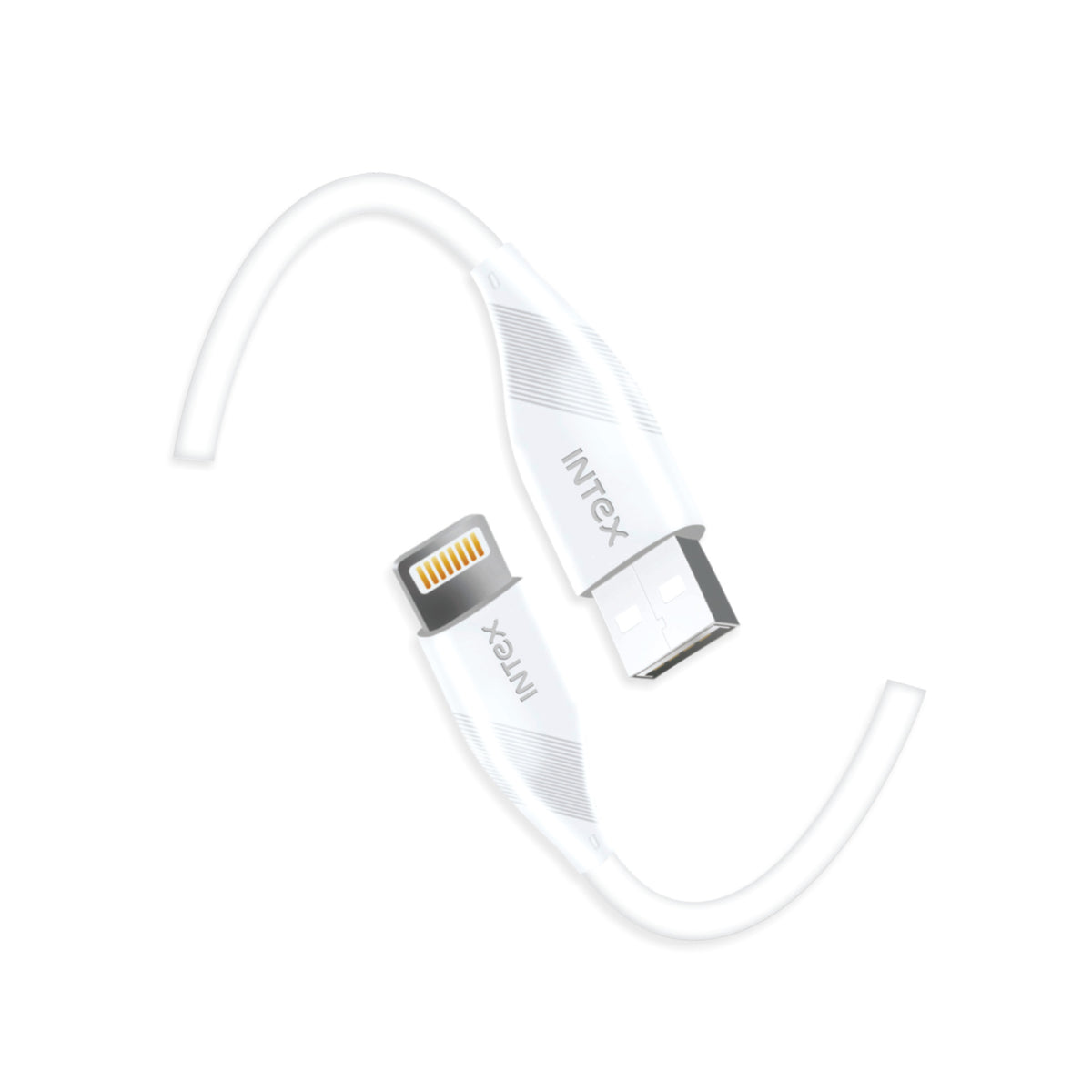 Intex Network Interface Usb Intex Speed 2.4A USB to Lightning Fast Charging & Data Cable (1m, PVC ...