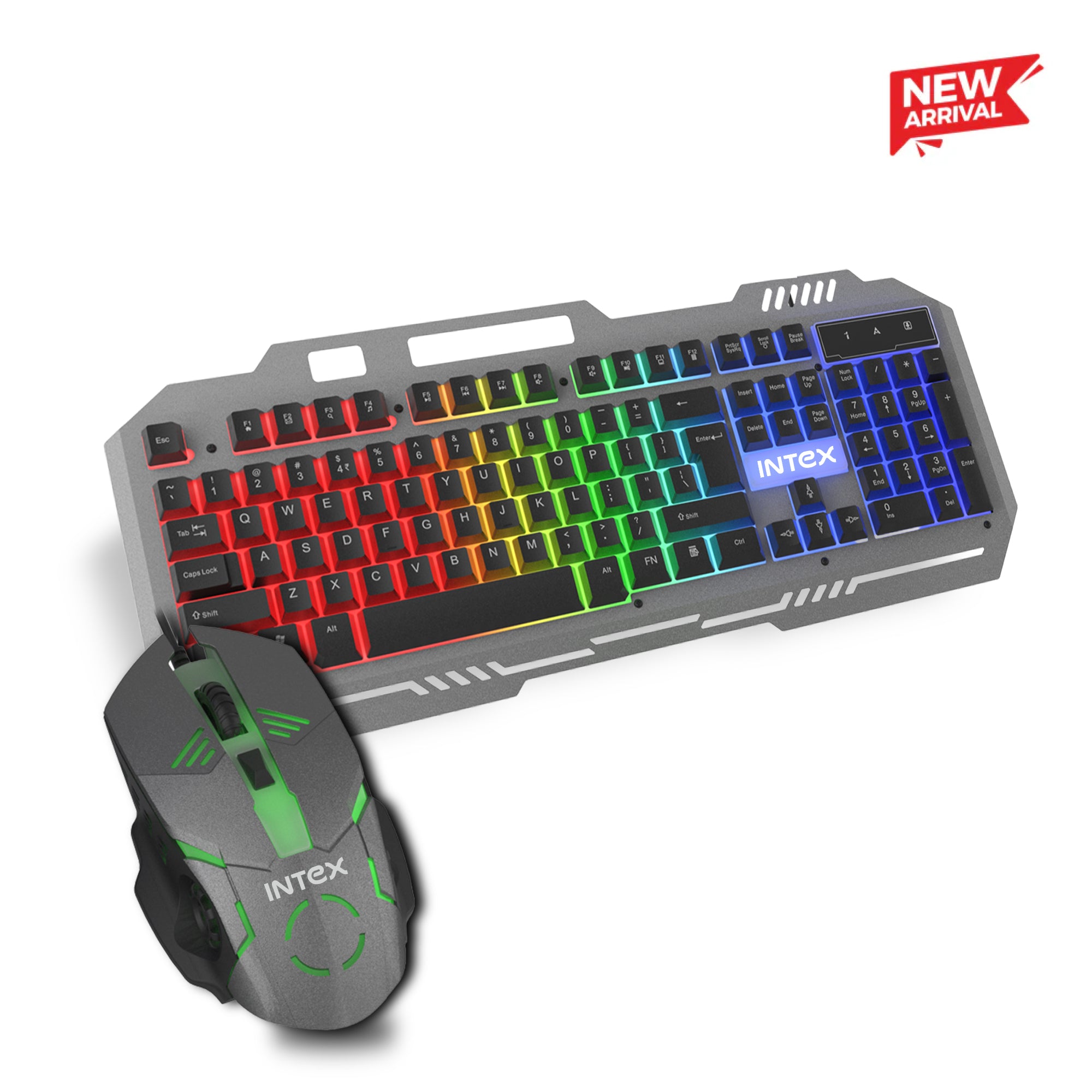 Keyboard Rgb Photo Intex Intex Wired Gaming Pro Combo | Gaming Keyboard & Mouse | RGB Lights ...