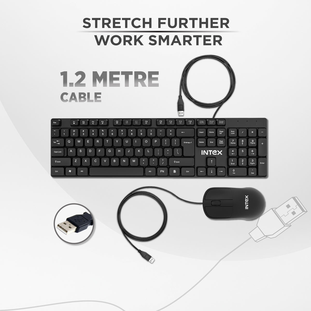 INTEX Wired Combo Click & Type (SMILE IT-KBM888) – Intex Technologies