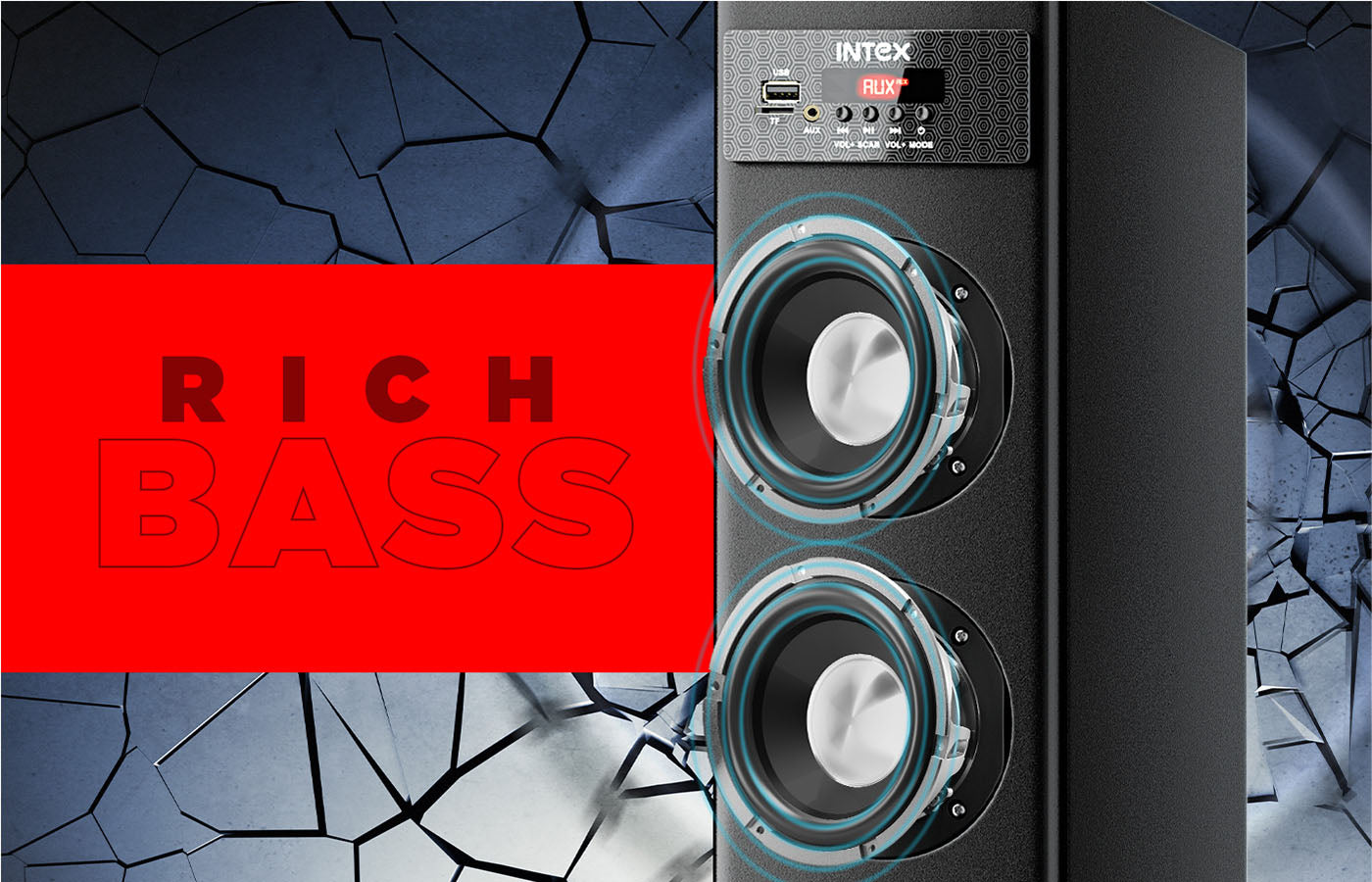 Best Tower Speaker Under 10000 Intex TW 11801 Tower Speaker Intex