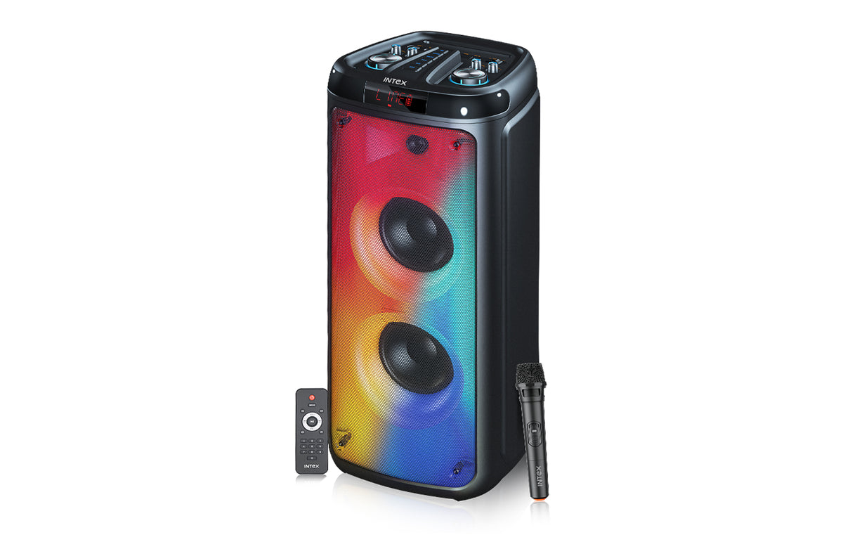 Buy Intex Boombox 5000 50W Party DJ Speaker Online – Intex Technologies